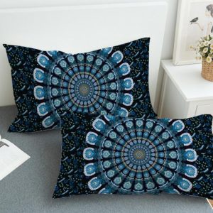 Bedding  Pillowcase Blue Peacock Bohemian 3D Print Pillow Case Pillow Bedding