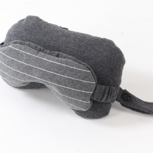 Portable type Eye Mask 2-in-1 Neck Pillow Sweat Cloth Foam Particle Eye Mask Pillow Car Travel Leisure Nap Pillow